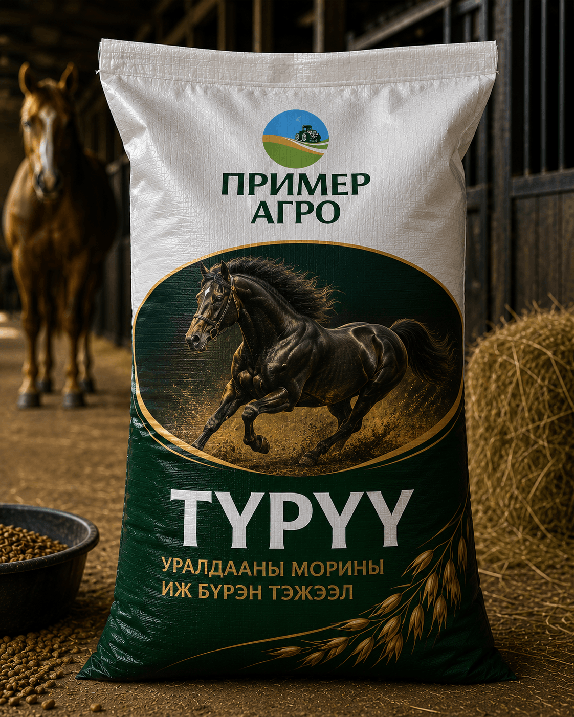 Хурдны морины бүрэн найрлагат хүчит хорголжин тэжээл