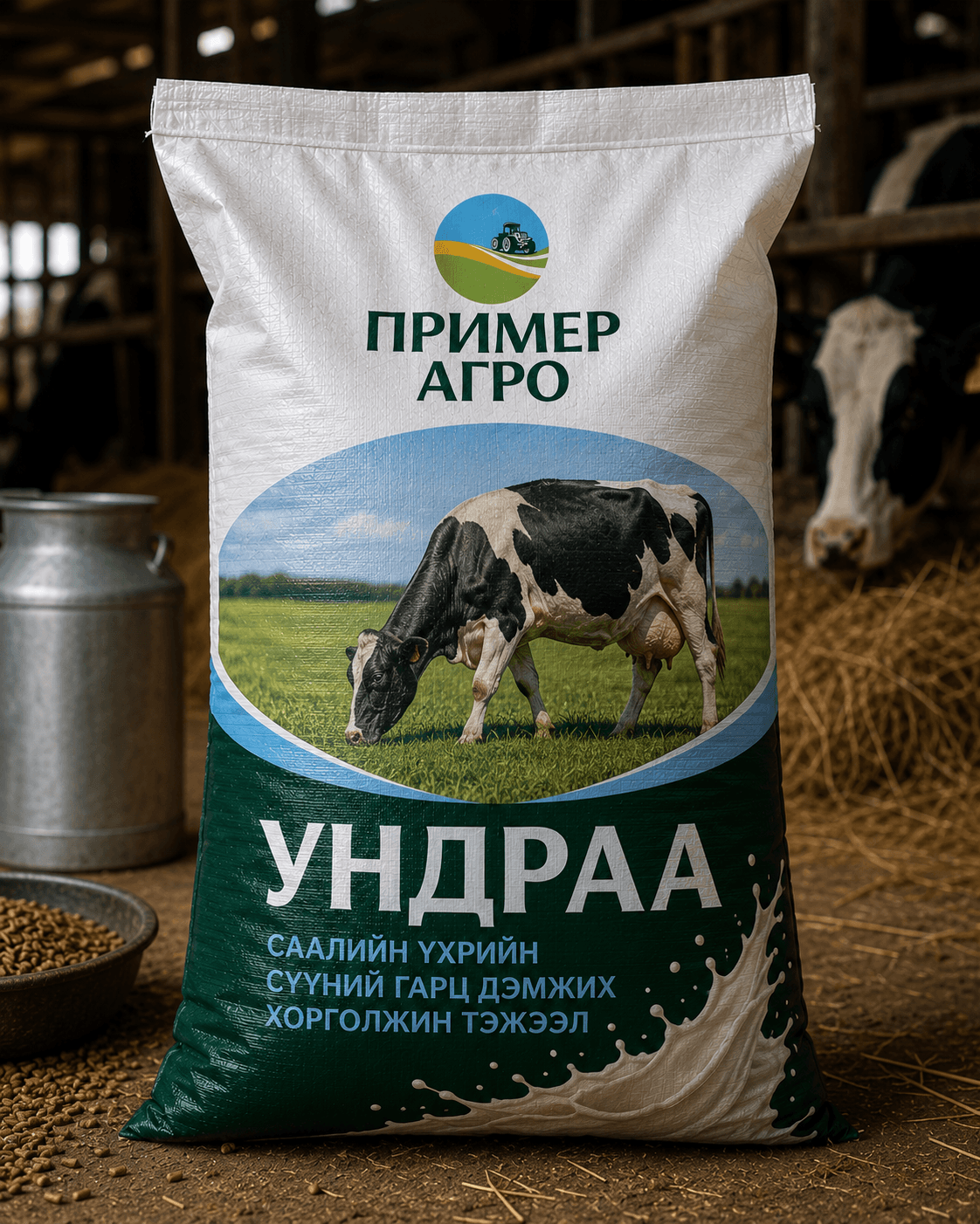 Сүүний үхрийн саамшуулагч хүчит хорголжин тэжээл